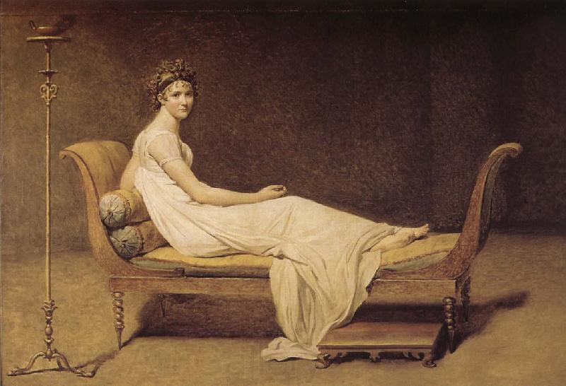 Jacques-Louis David Madame Recamier Norge oil painting art